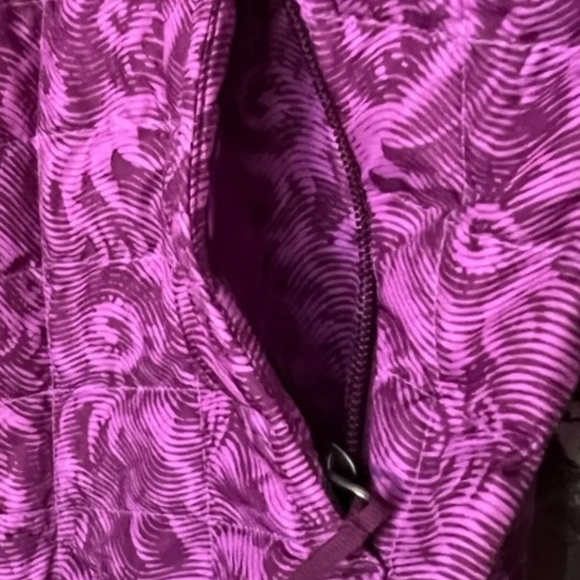 The North Face Girls Thermoball Full Zip Winter Coat Jacket Magenta Purple Sz L - Picture 8 of 12